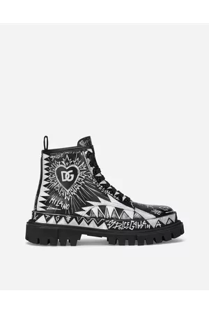 Dolce & Gabbana Ankle Boots - Boots - Calfskin hi-trekking ankle boots male 40
