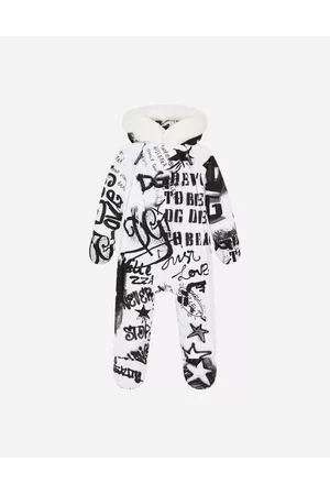 Dolce & Gabbana Ski Suits - Gift Sets and Babygrows - Nylon ski suit with graffiti print male 3/6
