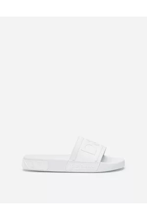 Dolce & Gabbana Sandals - Slides and Mules - Rubber beachwear sliders with D&G logo female 36