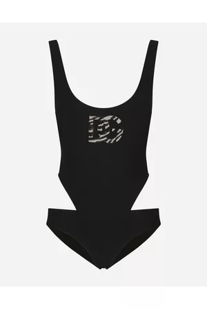 Dolce & Gabbana Bikini Bottoms - Beachwear - Racing swimsuit with bikini bottoms and DG logo female 2