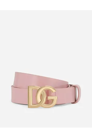 Dolce & Gabbana Belts - Accessories - Patent leather belt with DG logo female S