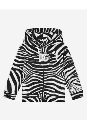 Dolce & Gabbana Hoodies - T-Shirts and Sweatshirts - Zebra-print hoodie female 8 years