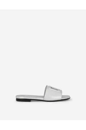 Dolce & Gabbana Slippers - Shoes (24-38) - Foiled lambskin sliders female 28