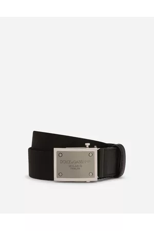 Dolce & Gabbana Belts - Belts - Tape belt with branded tag male 85