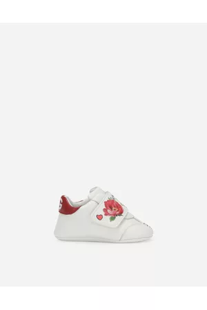 Dolce & Gabbana Floral shoes - Newborn Girls' Shoes (16-20) - Floral-print sneakers with hook-and-loop fastening female 17