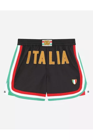 Dolce & Gabbana Swim Shorts - Beachwear - Nylon swim trunks with Italy patch male 2