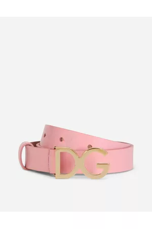 Dolce & Gabbana Belts - Accessories - Patent leather belt with DG logo female S