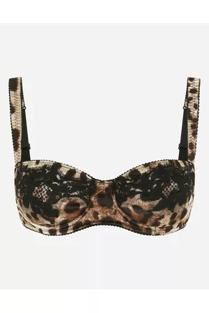 Dolce & Gabbana Padded Bikinis - Underwear - Leopard-print padded triangle bikini top female 1B