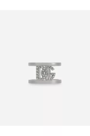Dolce & Gabbana Rings - Bijoux - DG logo ring male S