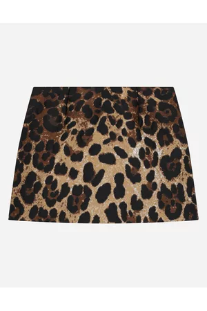 Dolce & Gabbana Skirts - Trousers and Skirts - Short leopard-design jacquard skirt female 3