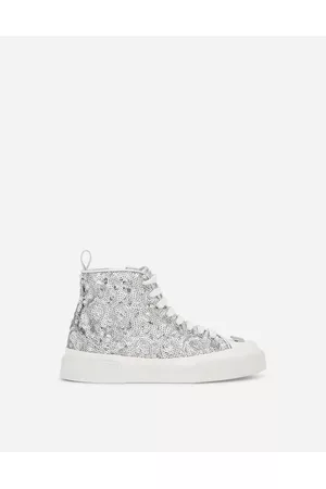 Dolce & Gabbana Designer Hi-Tops - Shoes (24-38) - Sequined Portofino high-top sneakers female 24