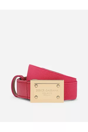 Dolce & Gabbana Belts - Accessories - Stretch belt with logo tag female S