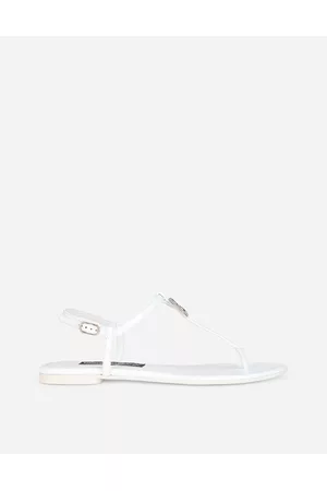 Dolce & Gabbana Thong Sandals - Sandals and Wedges - Patent leather DG thong sandals female 36