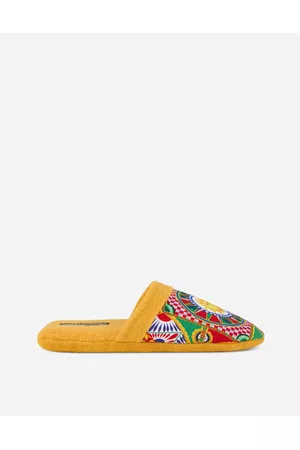 Dolce & Gabbana Slippers - Slippers - Cotton Terry Slippers unisex S