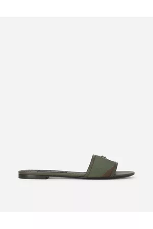 Dolce & Gabbana Sandals - Slides and Mules - Camouflage patchwork sliders female 35