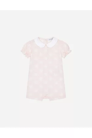 Dolce & Gabbana T-Shirts - Gift Sets and Babygrows - Jersey romper suit with DG logo print female 0/3 months