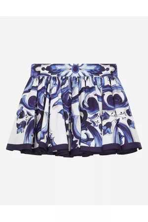 Dolce & Gabbana Printed Skirts - Collection - Majolica-print poplin skirt female 2 years