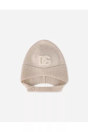 Dolce & Gabbana Hats - Accessories and Baby Carriers - Knit wool hat with DG logo patch male I