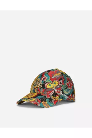 Dolce & Gabbana Hats - Hats and Gloves - Jacquard baseball cap with DG logo male 57