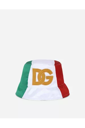 Dolce & Gabbana Hats - Accessories - Satin bucket hat with DG logo patch male M