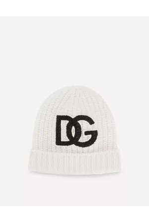 Dolce & Gabbana Hats - Accessories and Baby Carriers - Ribbed knit hat with DG logo patch male I