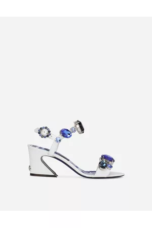 Dolce & Gabbana Leather Sandals - Collection - Patent leather sandals with embellishment female 36