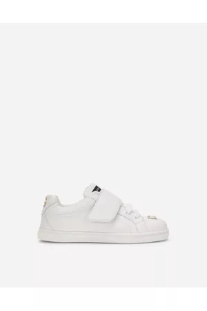 Dolce & Gabbana Sneakers - Shoes (24-38) - Calfskin sneakers with metal DG logo female 29