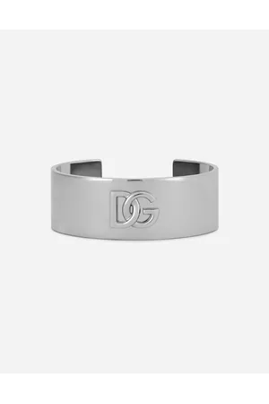 Dolce & Gabbana Bracelets - Bijoux - Rigid bracelet with DG logo male OneSize