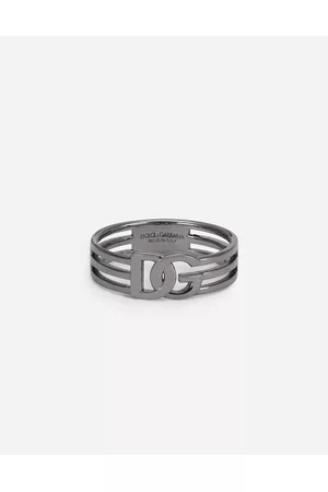 Dolce & Gabbana Rings - Bijoux - DG logo ring male 64