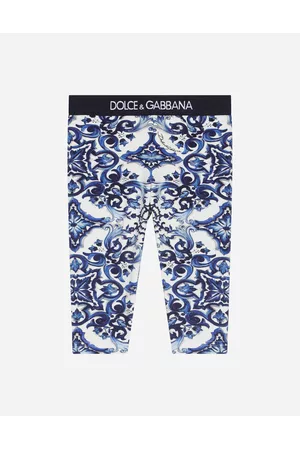 Dolce & Gabbana Leggings - Collection - Majolica-print interlock leggings female 9/12 months