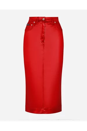 Dolce & Gabbana Mini Skirts - Skirts - 5-pocket satin miniskirt female 42