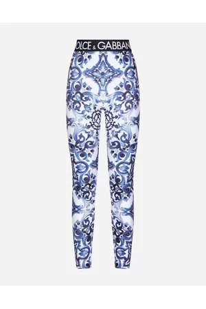 Dolce & Gabbana Leggings - Collection - Majolica-print jersey leggings female 36