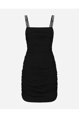 Dolce & Gabbana Short & Mini Dresses - Dresses - Short cady dress with draping female 36