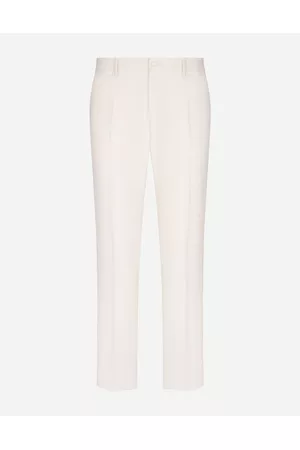 Dolce & Gabbana Suit Pants - Trousers and Shorts - Stretch wool tuxedo pants male 48