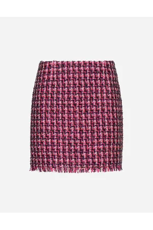 Dolce & Gabbana Mini Skirts - Skirts - Tweed miniskirt female 40
