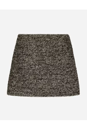 Dolce & Gabbana Skirts - Skirts - Short speckled tweed skirt female 40
