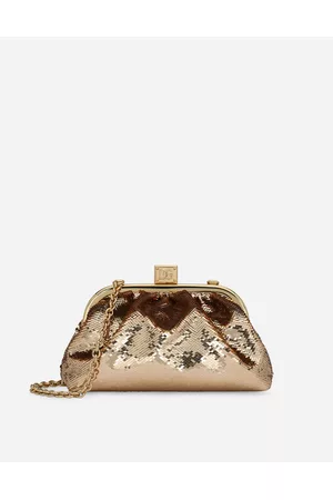 Dolce & Gabbana Clutches - Clutches, Mini and Micro Bags - Sequined Maria clutch female OneSize