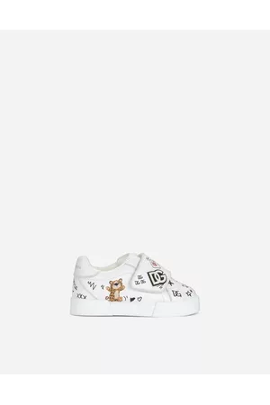 Dolce & Gabbana Sneakers - Shoes for First Steps (19-26) - First steps Portofino Light sneakers with baby leopard print female 19