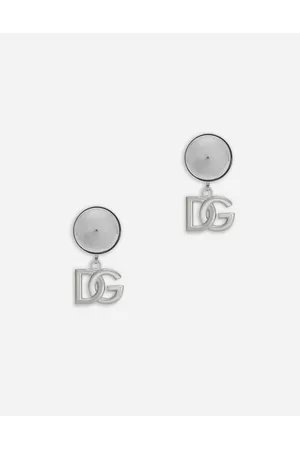 Dolce & Gabbana Earrings - Bijoux - Clip-on earrings with DG logo male OneSize