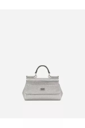 Dolce & Gabbana Bags - Handbags - Small satin Sicily bag with fusible rhinestones female OneSize