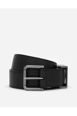Dolce & Gabbana Belts - Belts - Calfskin belt with DG logo male 95