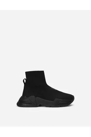 Dolce & Gabbana Designer Hi-Tops - Shoes (24-38) - High-top slip-on sneakers in stretch mesh male 27
