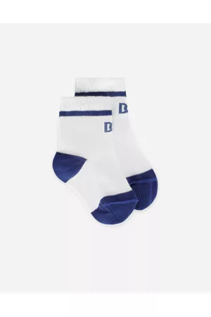 Dolce & Gabbana Socks - Collection - Stretch knit socks with jacquard DG logo male I