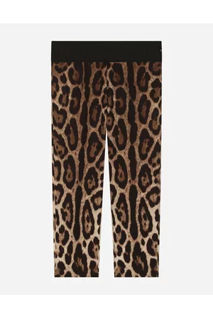 Dolce & Gabbana Printed Skirts - Trousers and Skirts - Leopard-print charmeuse leggings female 2 years