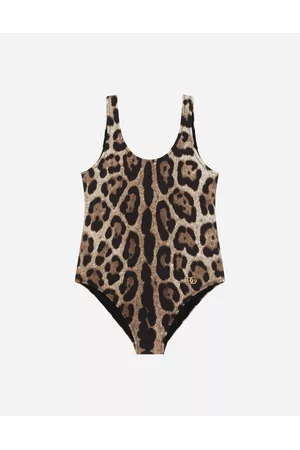 Dolce & Gabbana Swimsuits - Beachwear - Leopard-print one-piece swimsuit female 3 years