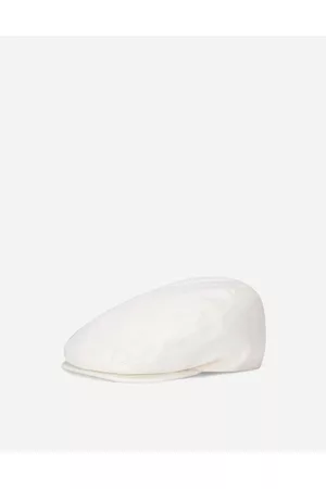 Dolce & Gabbana Hats - Hats and Gloves - Garment-dyed cotton flat cap with logo tag male 58