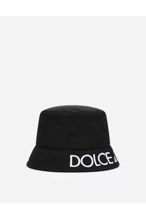 Dolce & Gabbana Hats - Hats and Gloves - Nylon bucket hat with Dolce&Gabbana embroidery male 57