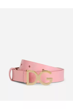 Dolce & Gabbana Belts - Patent Leather Belt With Dg Logo - Woman Accessories S