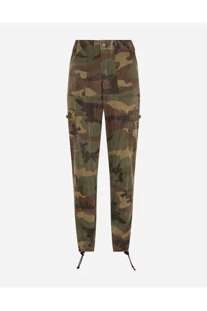 Dolce & Gabbana Cargo Pants - Trousers and Shorts - Cotton cargo pants with camouflage print female 42