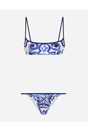 Dolce & Gabbana Bikinis - Collection - Majolica-print spandex bikini female 1